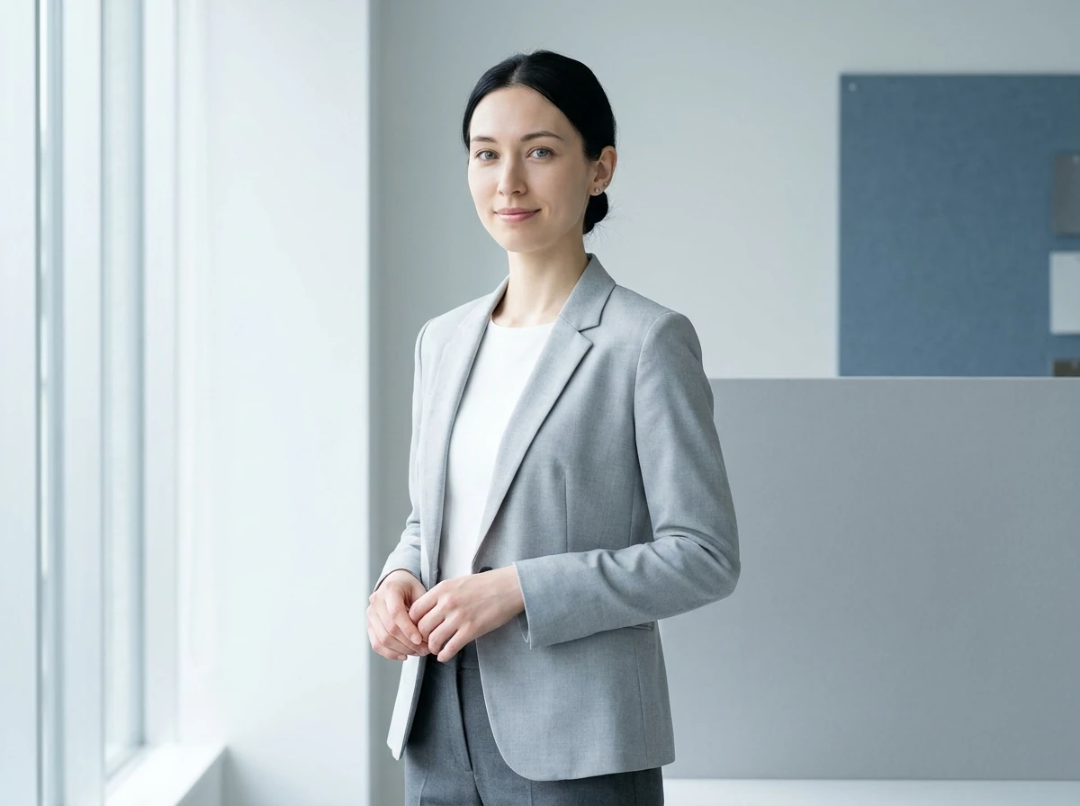 Portrait representing Maya Bennett, space-planning designer.